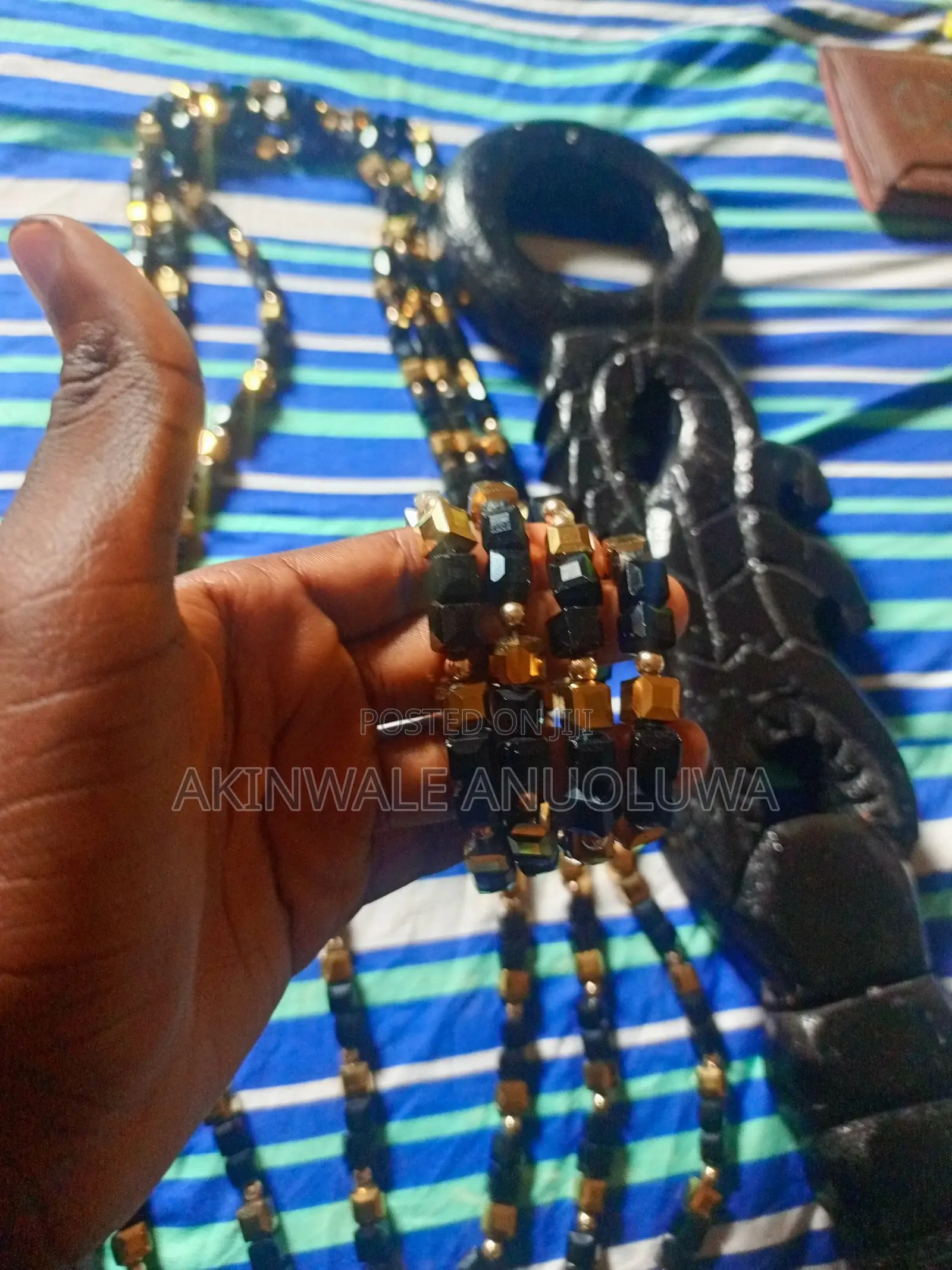 Agbada Bead for Men and Staff Combo