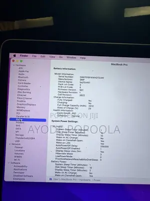 Laptop Apple MacBook 16GB Intel Core i5 HDD 256GB