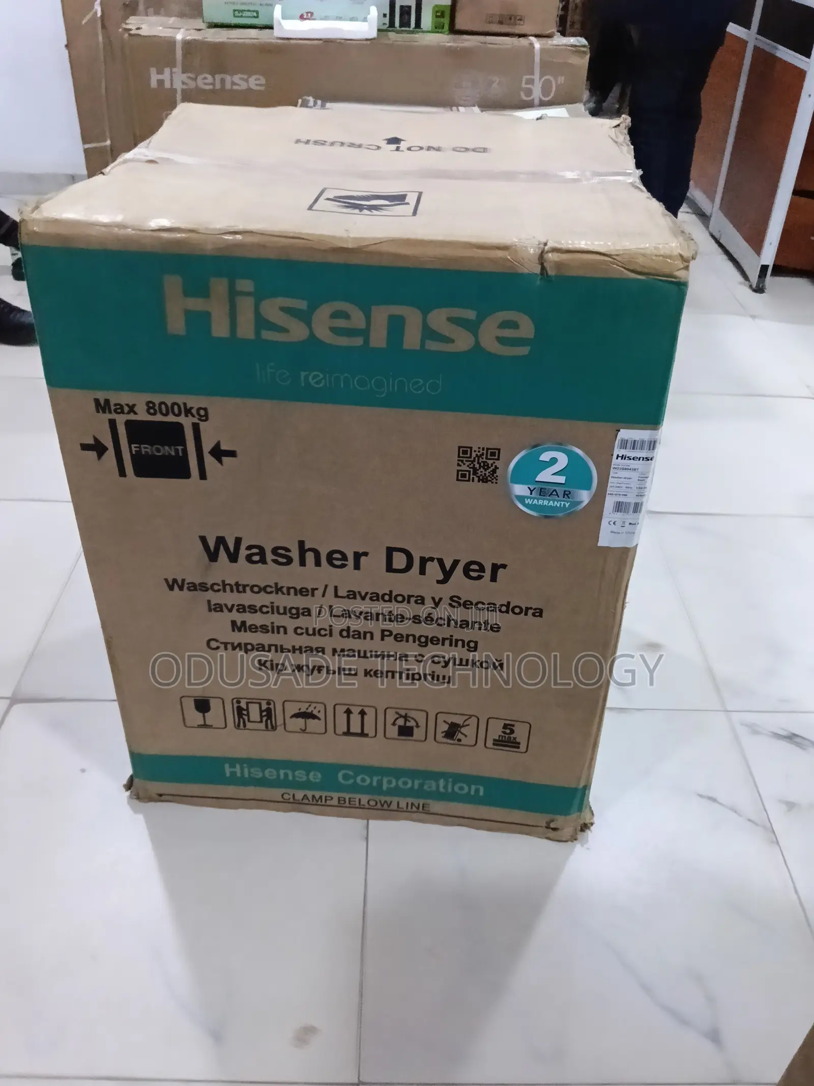 Hisense 8kg Washing Machine 5kg Dryer Front Loader