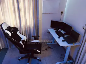 Gaming Chair and Electric Adjustable Table