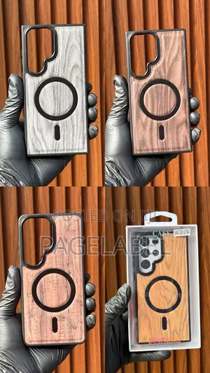 Samsung S22-S26 Ultra Wooden Design Pouch