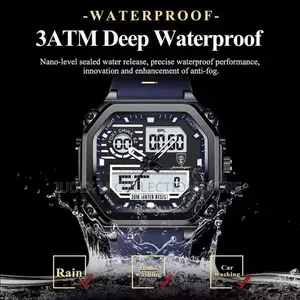 Poedagar Rubber Wristwatch