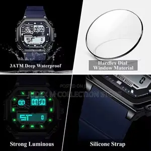 Poedagar Rubber Wristwatch