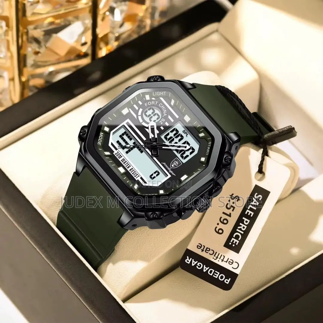 Poedagar Rubber Wristwatch