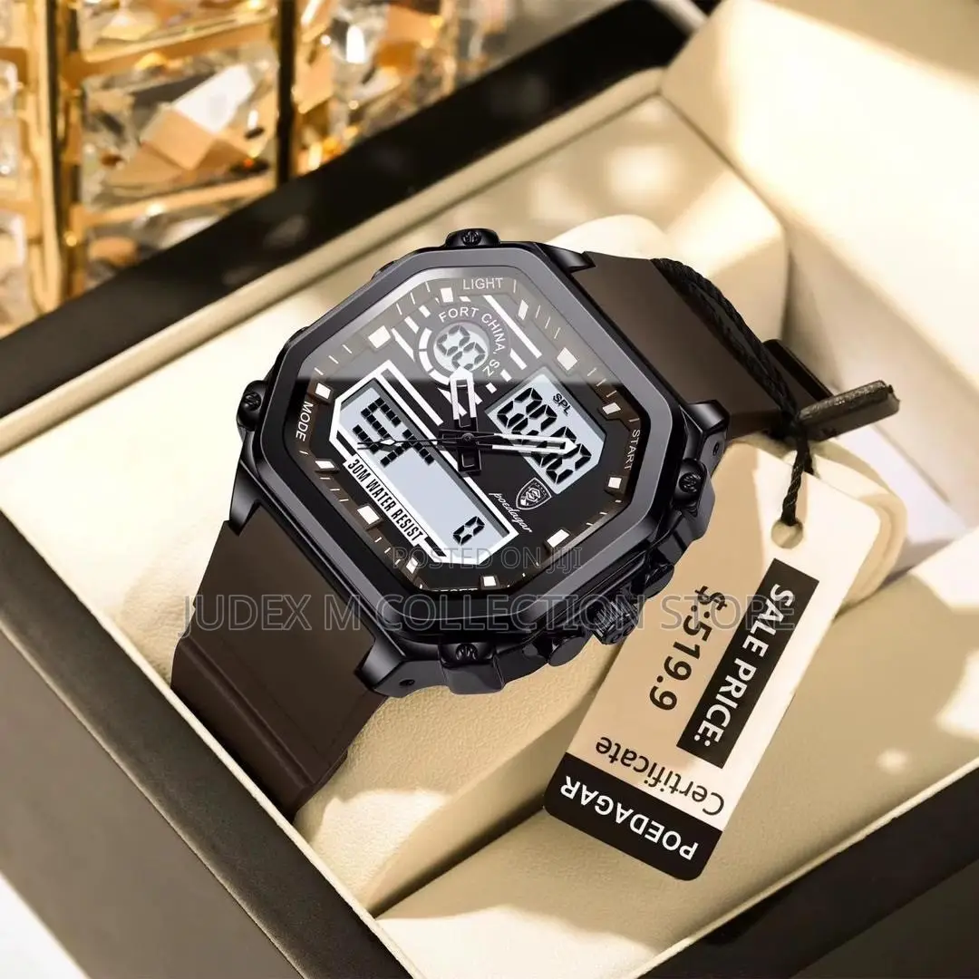 Poedagar Rubber Wristwatch