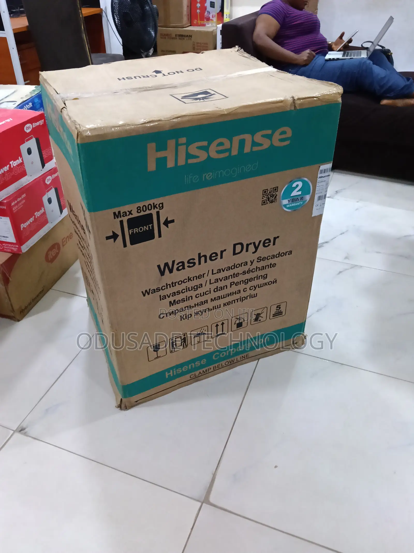 Hisense 8/5kg Automatic Washer Dryer – Premium Performance