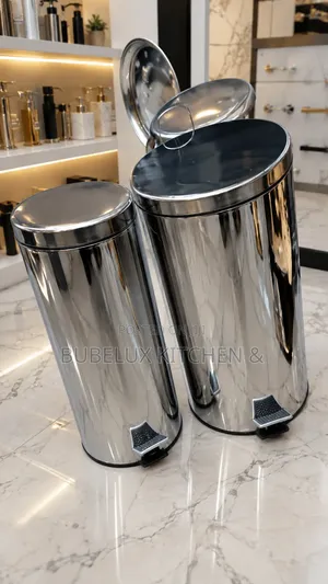 Luxury Stainless Steel Pedal Dust Bin – Soft Close Waste Basket