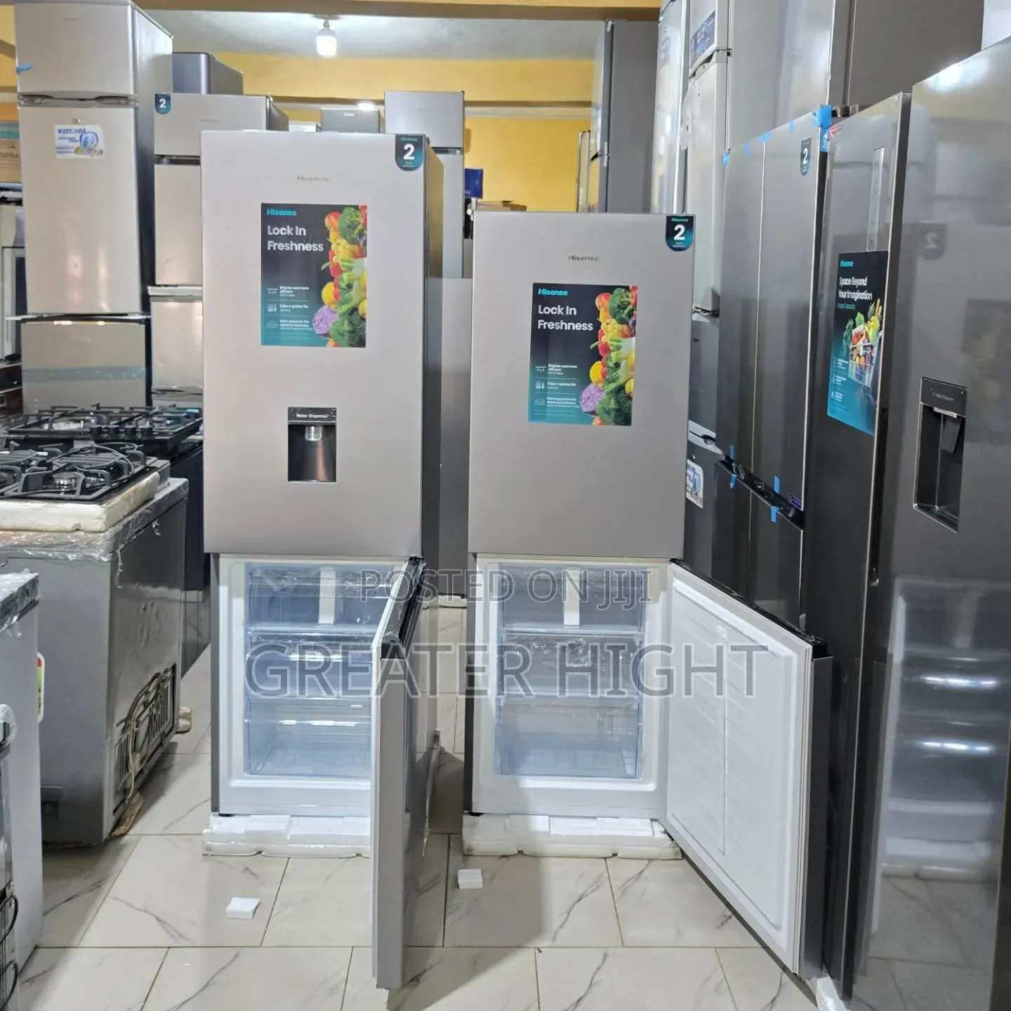 Hisense Down Freezer Refrigerator 
Gross Volume 268l