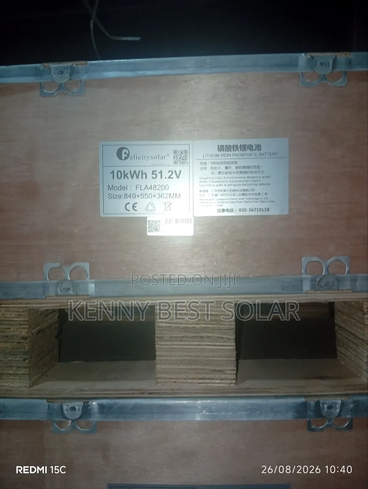 10kwh 48volts Lithium Battery Felicity