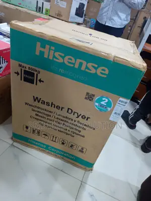 Fresh Clothes Fast: Hisense 8kg Automatic Wash & Dry