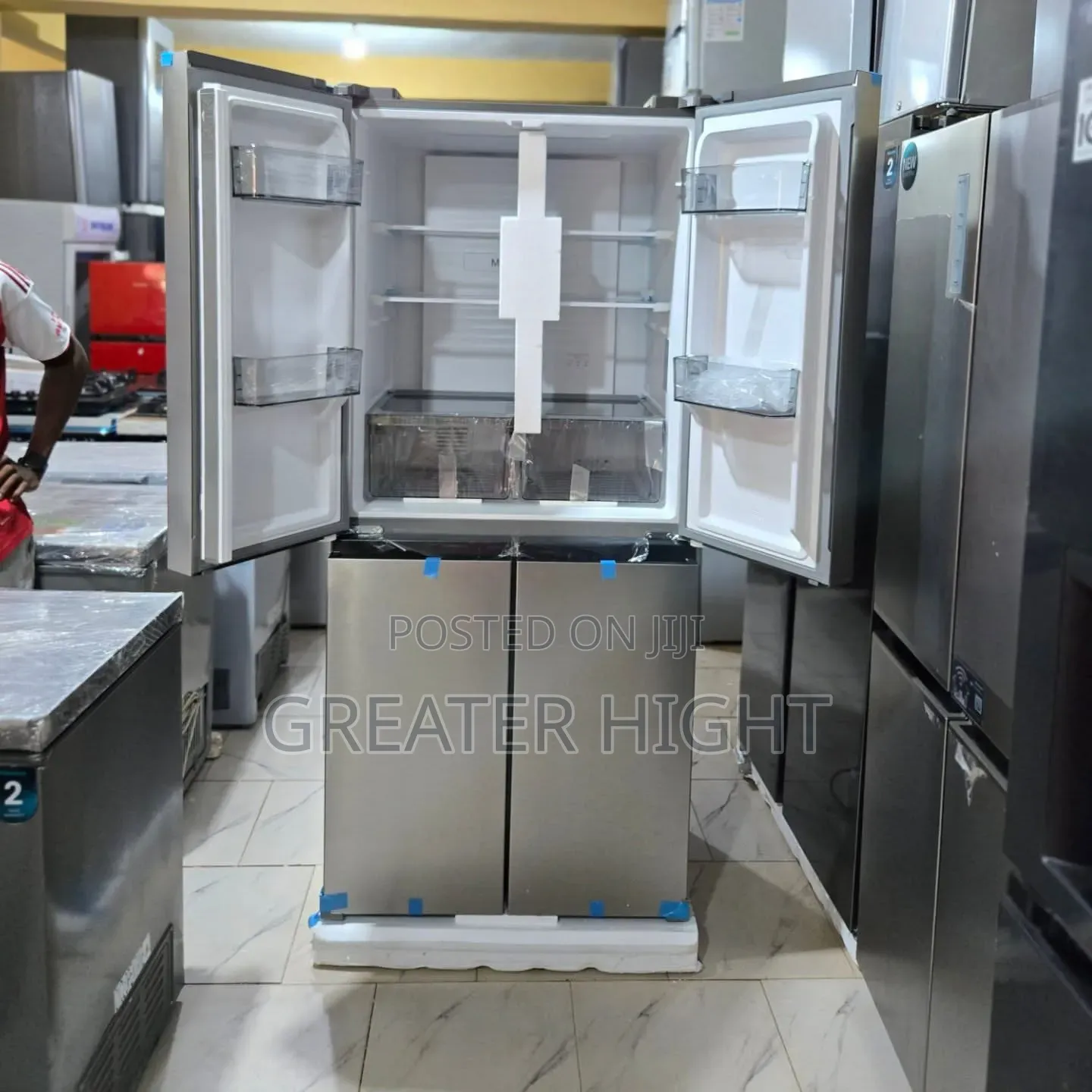 Hisense Inverter Side-by-Side Refrigerator 
Model: Ref 54wc  392l