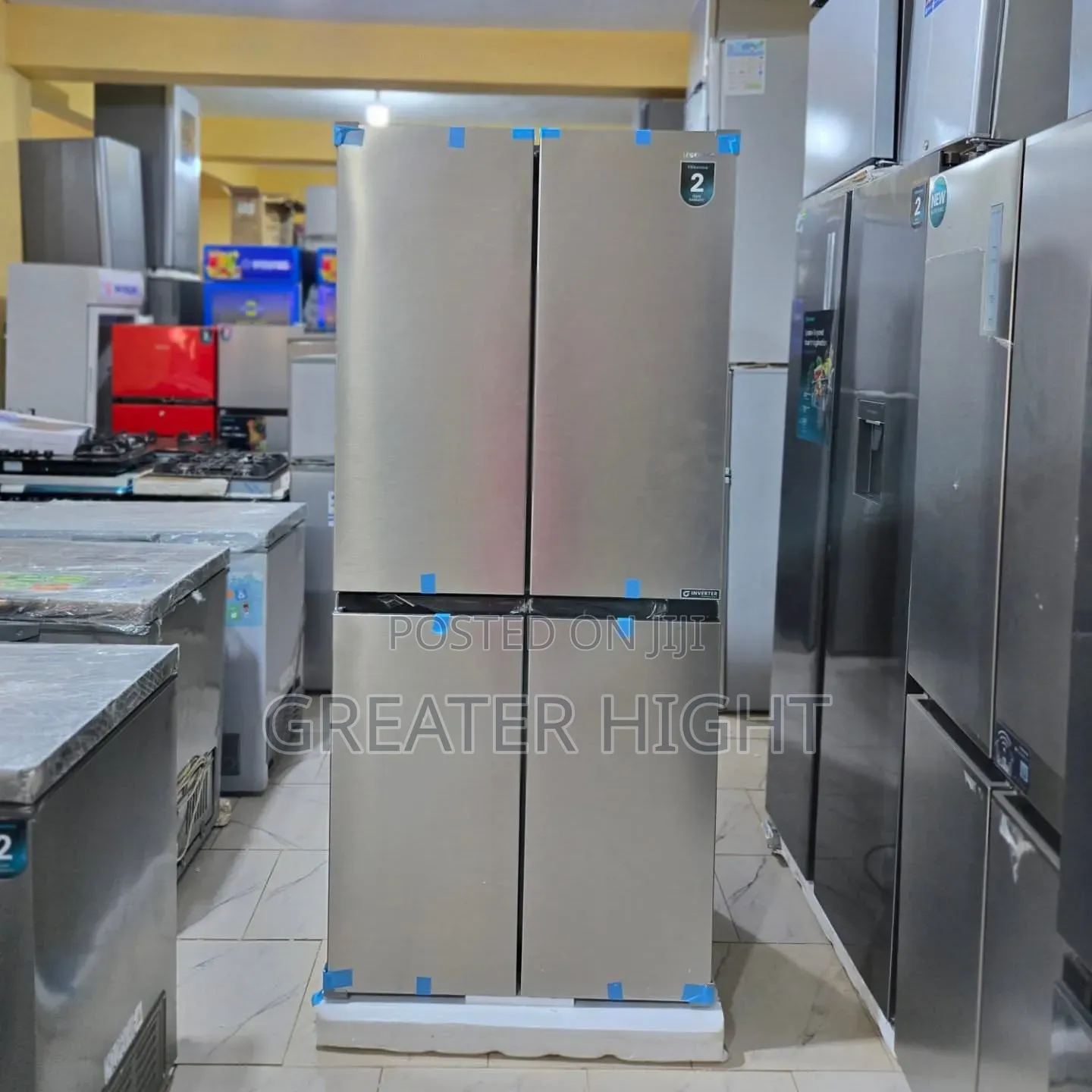 Hisense Inverter Side-by-Side Refrigerator 
Model: Ref 54wc  392l