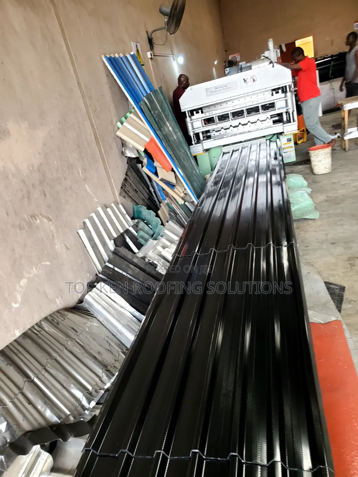 0.58mm T Black Longspan Sheet Thickness