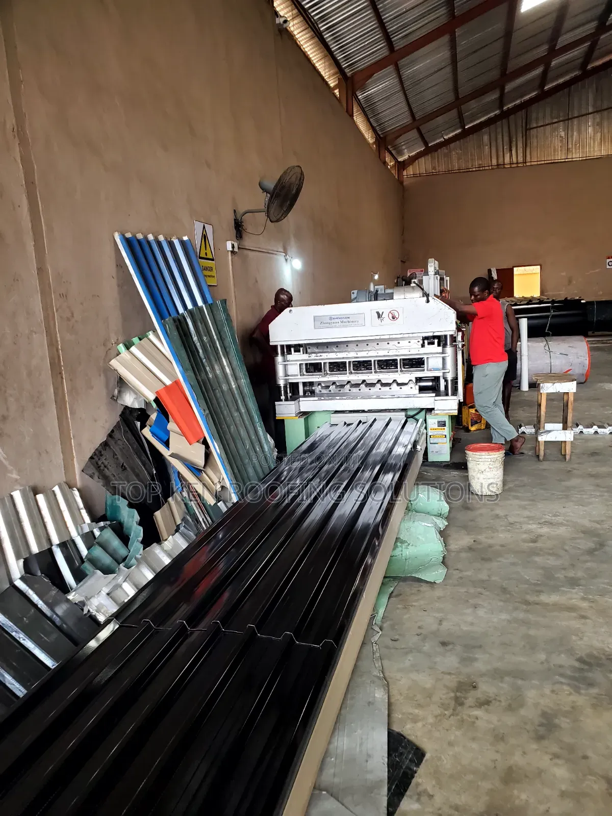 0.58mm T Black Longspan Sheet Thickness