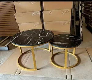 2pcs Faux Marble Center Table