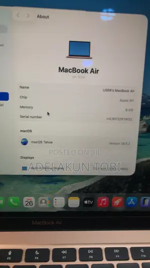 Laptop Apple MacBook Air 2020 8GB Intel Core i5 SSD 256GB