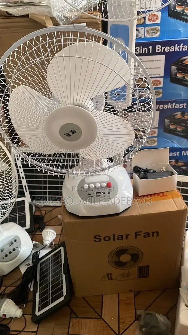 Table Solar Fan