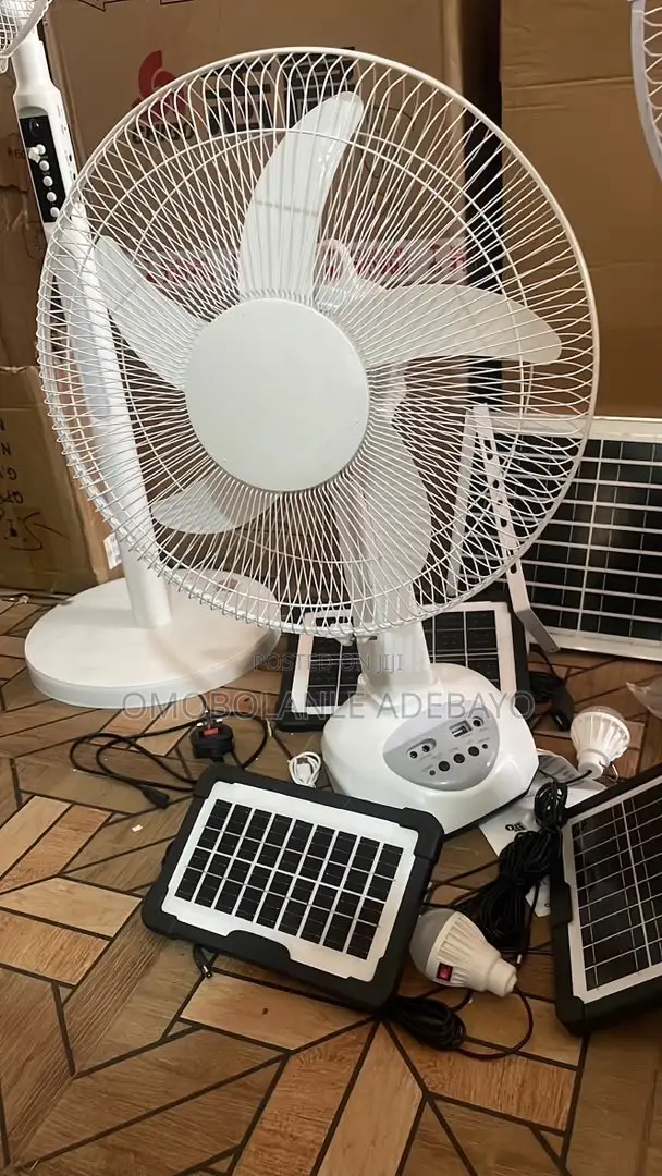 Table Solar Fan