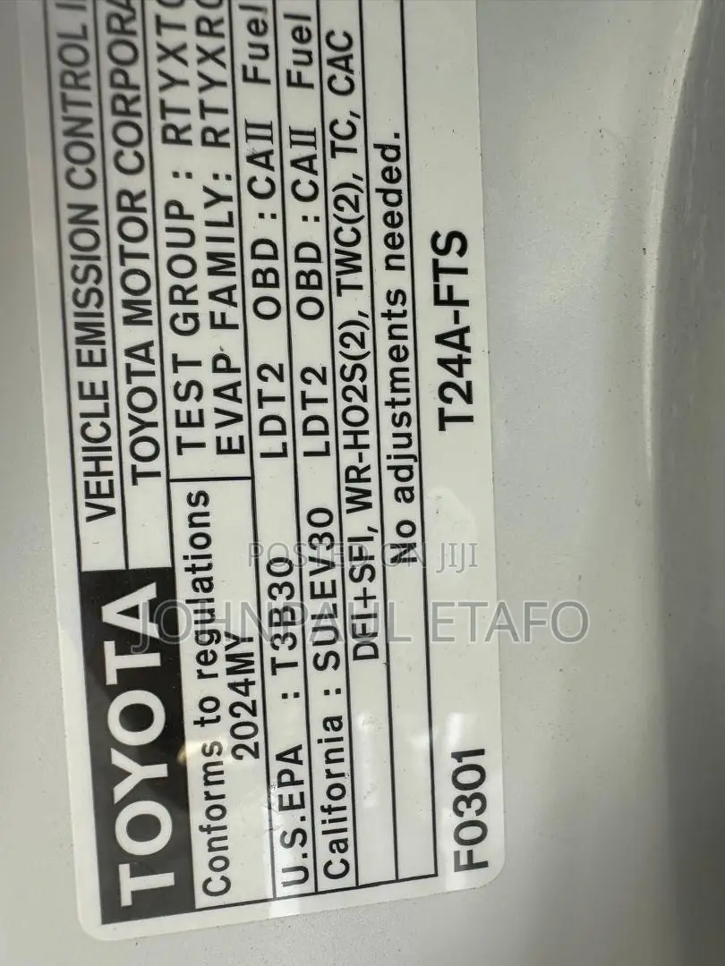 Toyota Highlander 2024 White