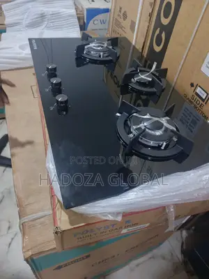 Polystar 3-Burner Gas Hob – Modern Kitchen Choice