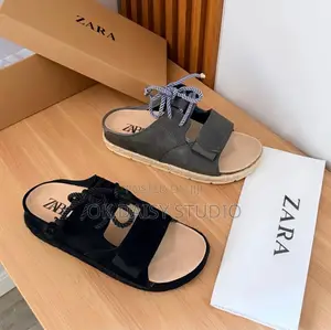 *Zara Double Strap Slippers* 40 - 45