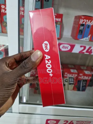 New Itel A200+ 64 GB Black