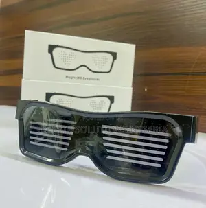 Magic LED Glowing Party Glasses – USB Rechargeable Animated Eyewear