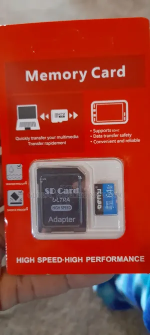 64GB Micro SDXC Card With Standard-Size SD Adapter