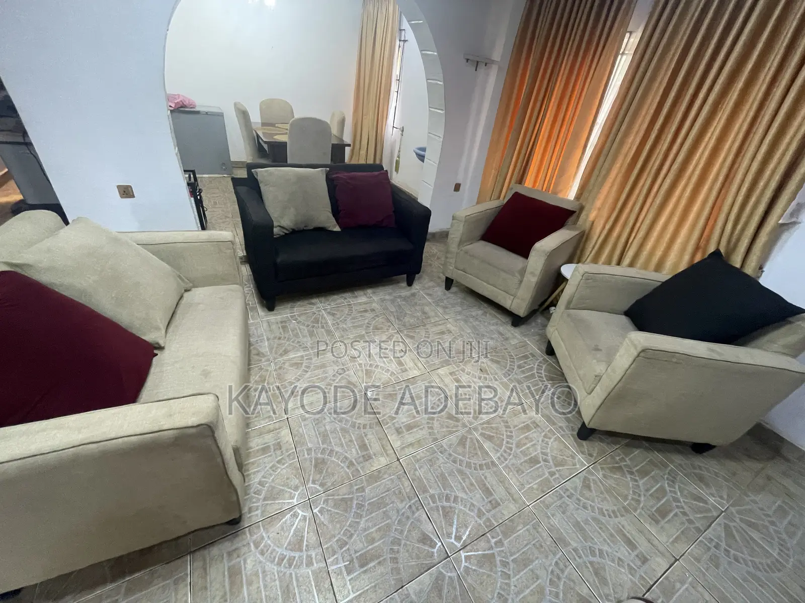 Neatly Used 7-Seater Sofa Set – Very Good Condition