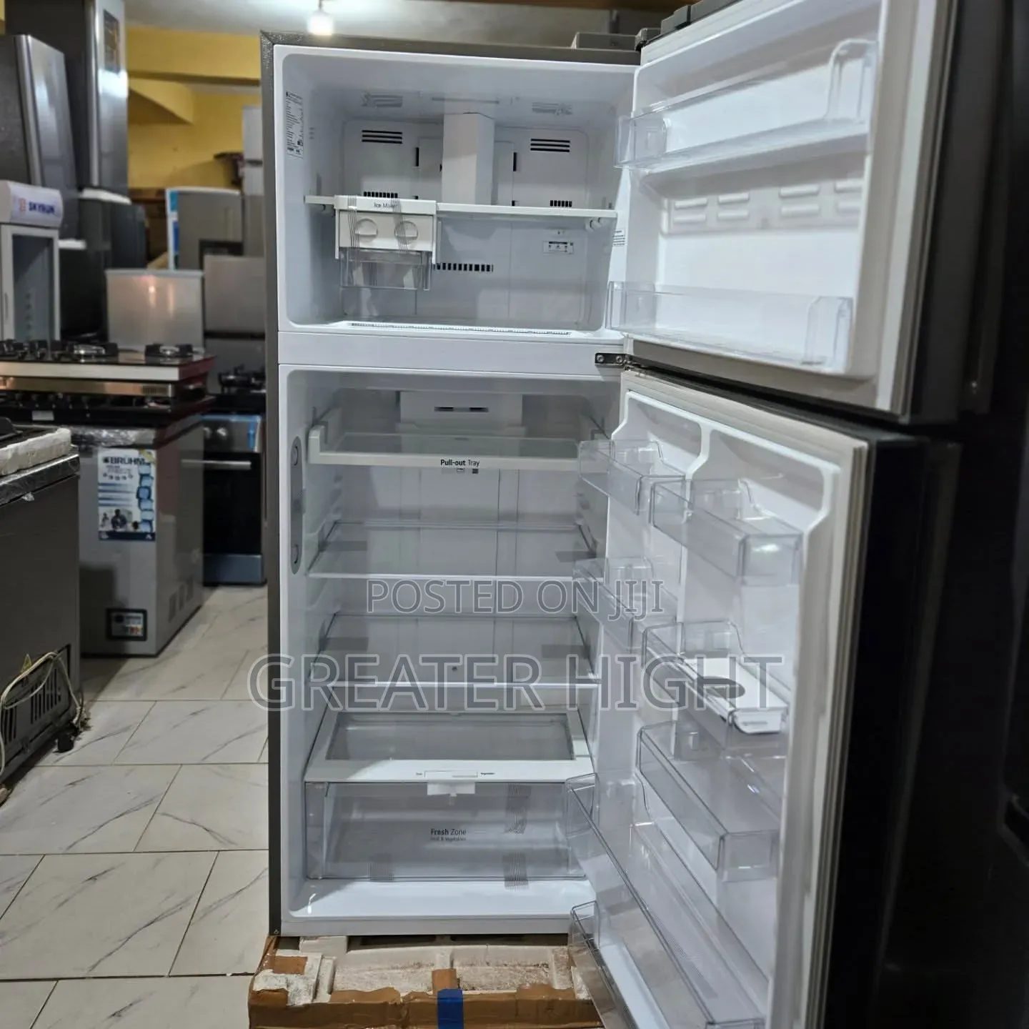 LG Smart Inverter Double Door Refrigerator 
Model: Ref 502 HLCL 471lt