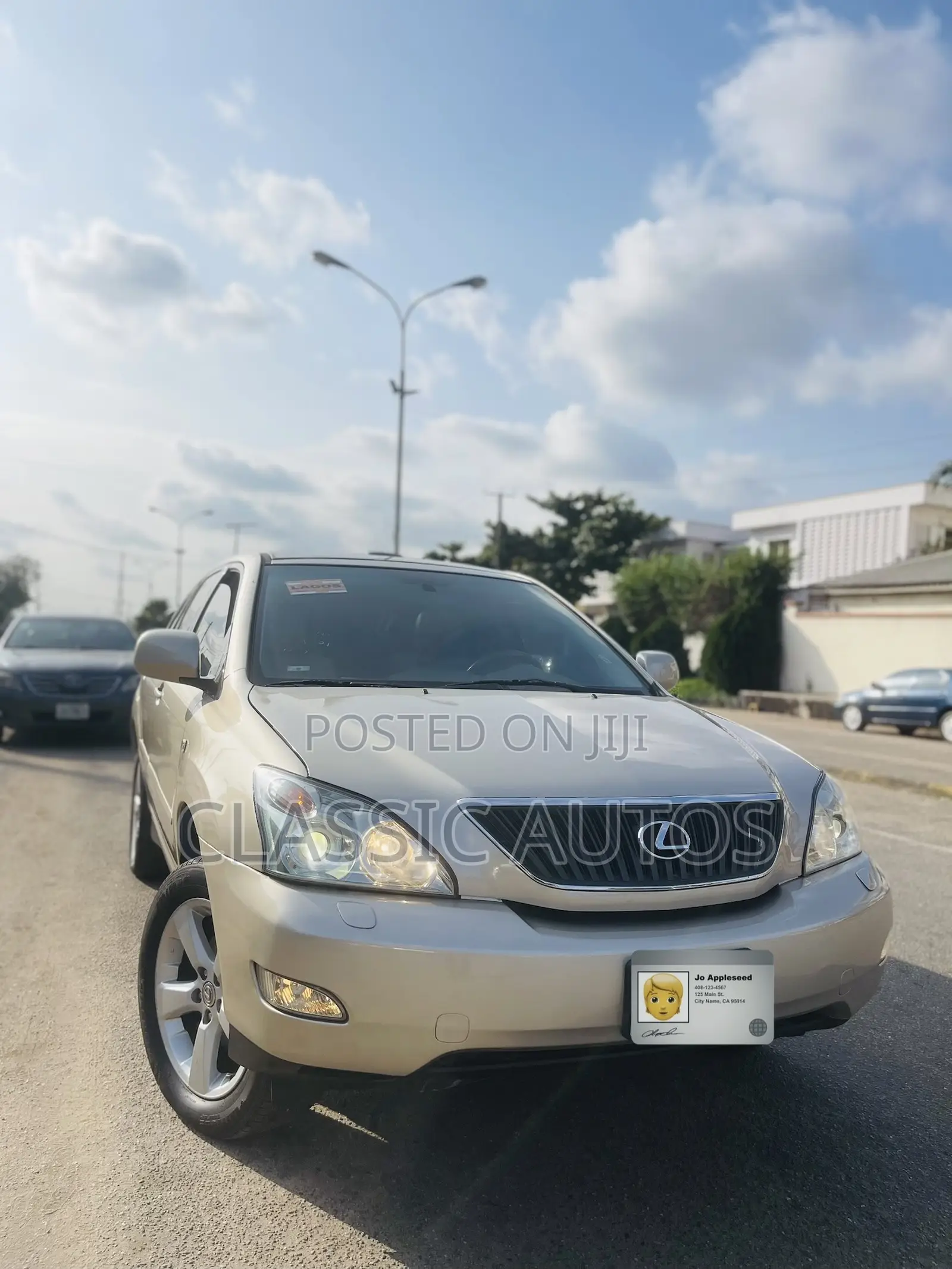 Lexus RX 2007 Gold