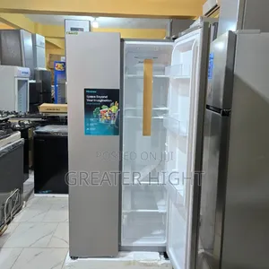 Hisense Side-by-Side Refrigerator 
Model:ref 56wc
 430lt