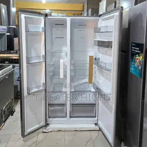 Hisense Inverter Side-by-Side Refrigerator
 Ref 5p558nmsn-Rd 529l