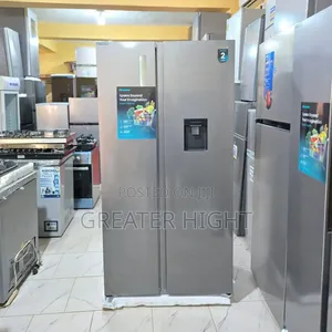 Hisense Inverter Side-by-Side Refrigerator
 Ref 5p558nmsn-Rd 529l