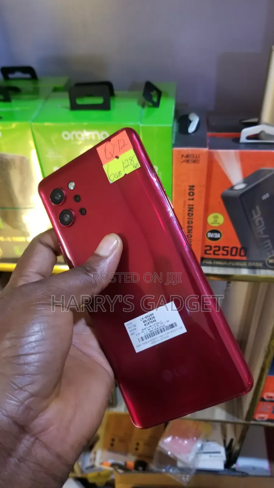 LG Q92 128 GB Red