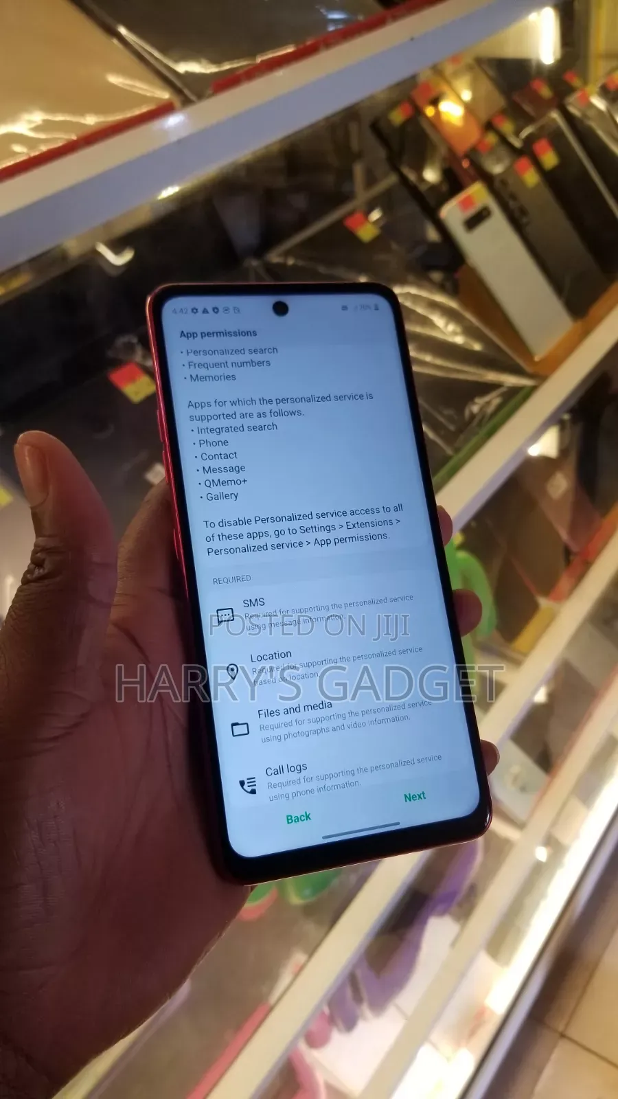 LG Q92 128 GB Red
