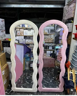 Wave Shape Standing/Wall Mounted Mirror