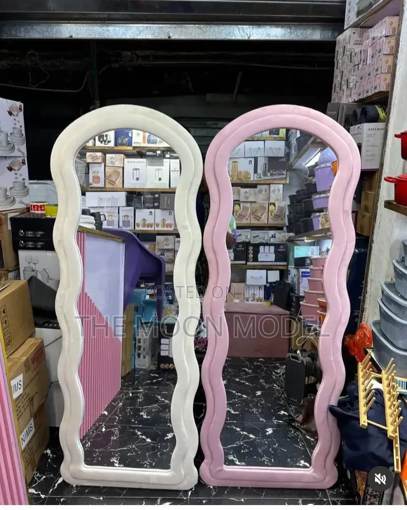 Wave Shape Standing/Wall Mounted Mirror