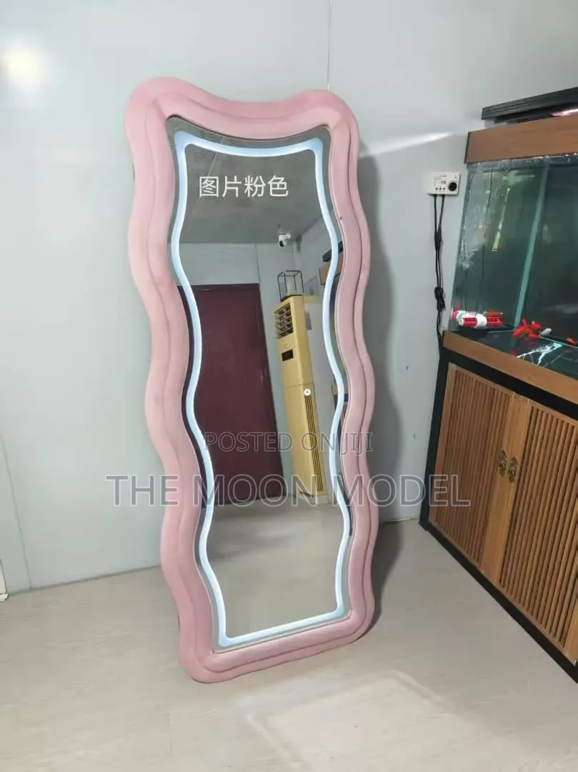 Wave Shape Standing/Wall Mounted Mirror
