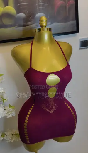 Stretchy BodyCon Mini Gown