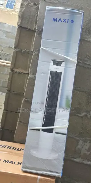 Maxi Tower Fan 40inches 45watts Oscillating White Color