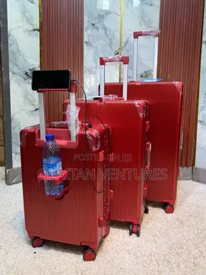 Set of 3 Aluminum Luggage Bags 💼