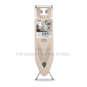 Tower Ceraglide Plus Large Ironing Board in Latte
