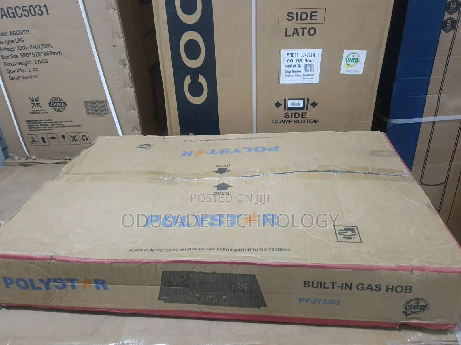 Polystar 3 Burner Kitchen Hob Pv-Jy3802