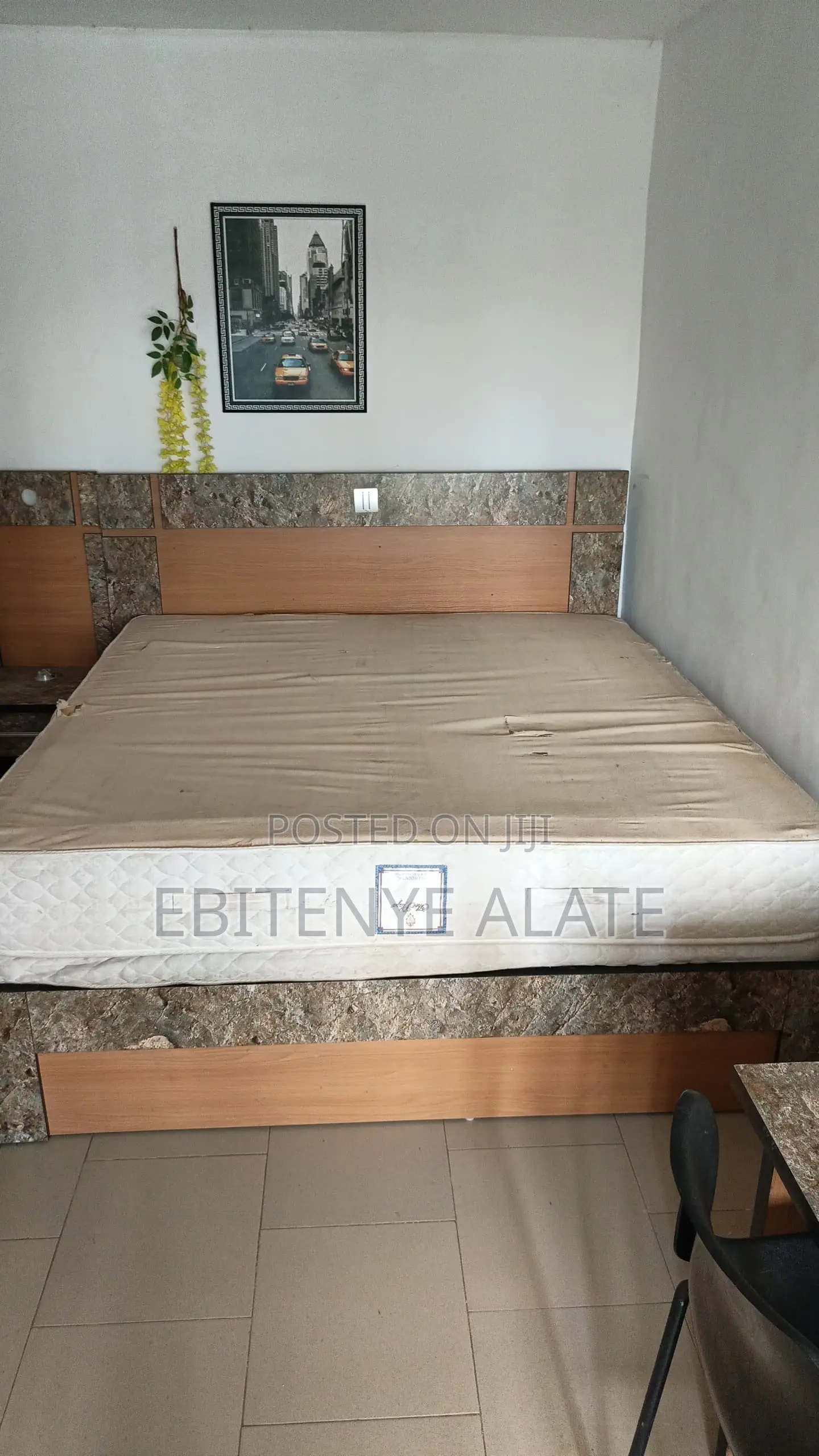6by6 Bed Frame and Two Bedside