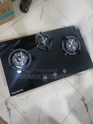 Polystar 3 Burner Tempered Glass Hob Pv-Jy3802