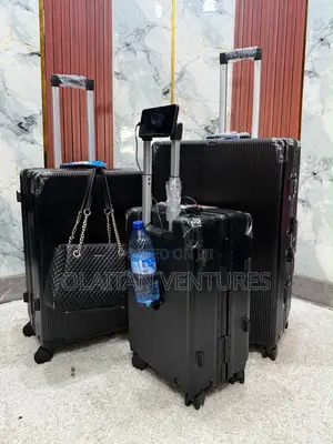 Set of 3 Aluminum Luggage Traveling Box