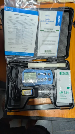 Hanna pH, Ec, TDS, Temperature Meter (Multiparameter)