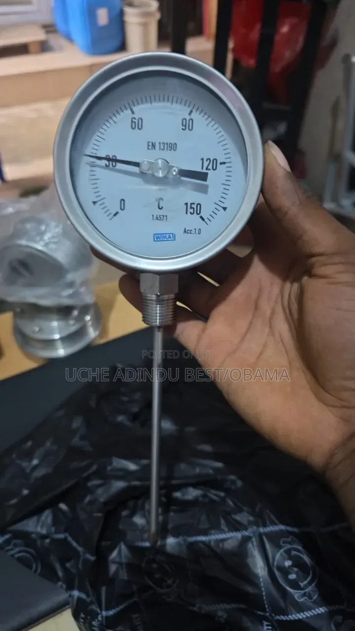 Wika Temperature Gauge  4inches Face 0-150c'