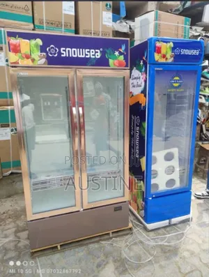 Brand New Snowsea Side-Side 620litter Showcase Refrigerator>external